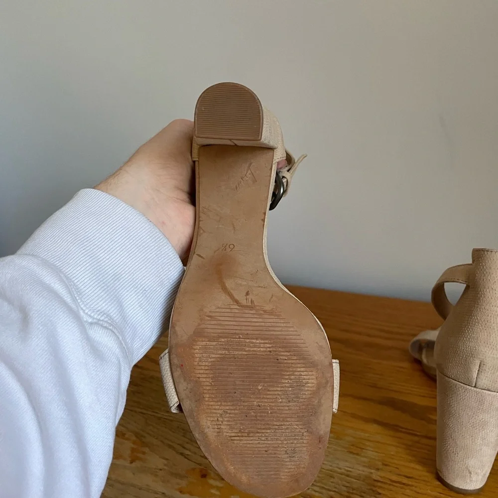 Madewell The Brooke Ankle Strap Sandal Size 6.5 - Picture 6 of 10